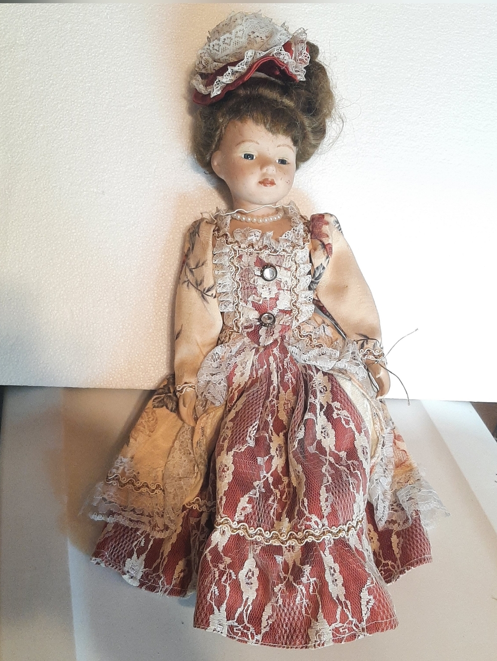 🛍Seymour Mann The Connoisseur Doll Collection Victorian Style Porcelain Doll
